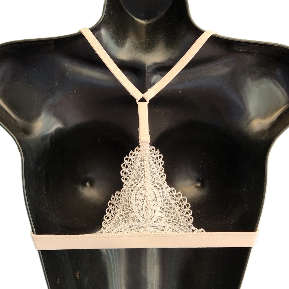 Victoria's Secret Cream Body by Victoria Lace Bralette (Large) - Picture 5 of 6